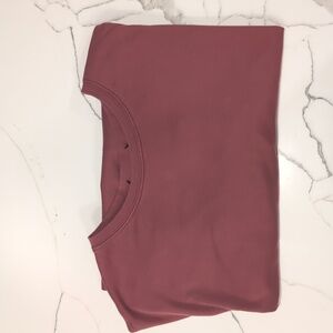 Men's Casual Burgundy Tee